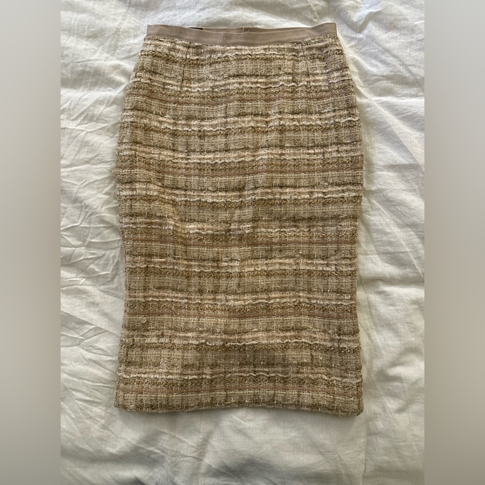 Dolce Gabbana Tweed Pencil Skirt